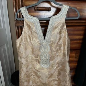Lilly Pulitzer Organza Brocade Dress